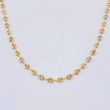 Gc Chain 5.5g / 20 in / 3.45mm Three Golds 18K