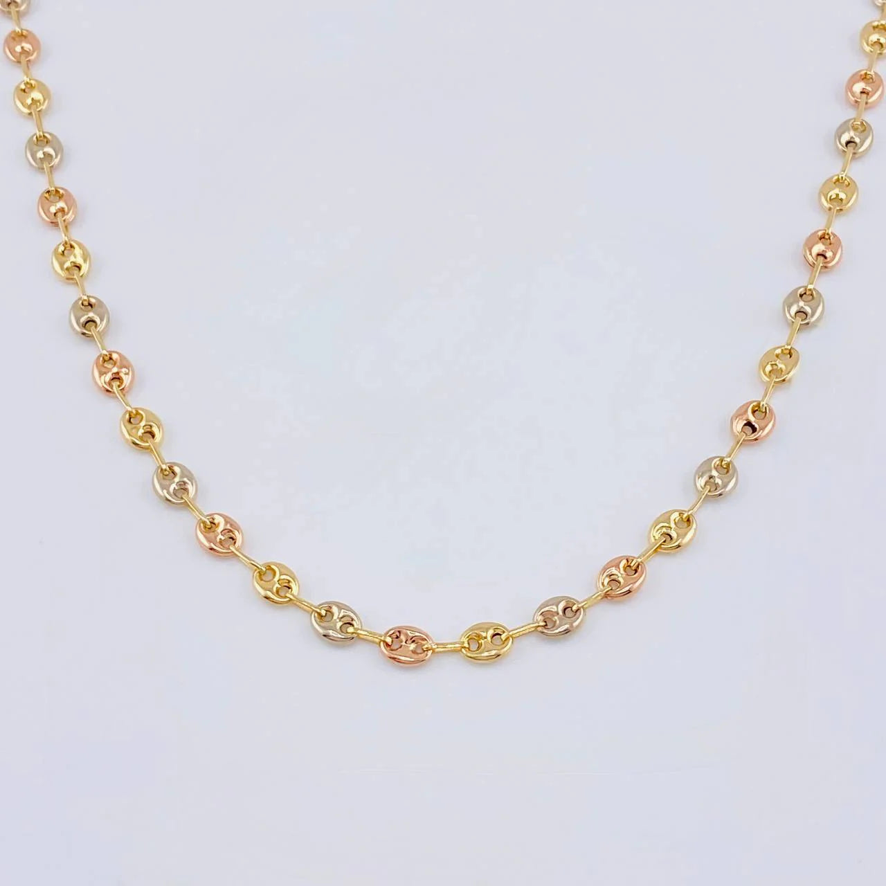 Cadena Gc 5.25 g / 19 3/4 in / 3.45 mm Tres Oros 18K