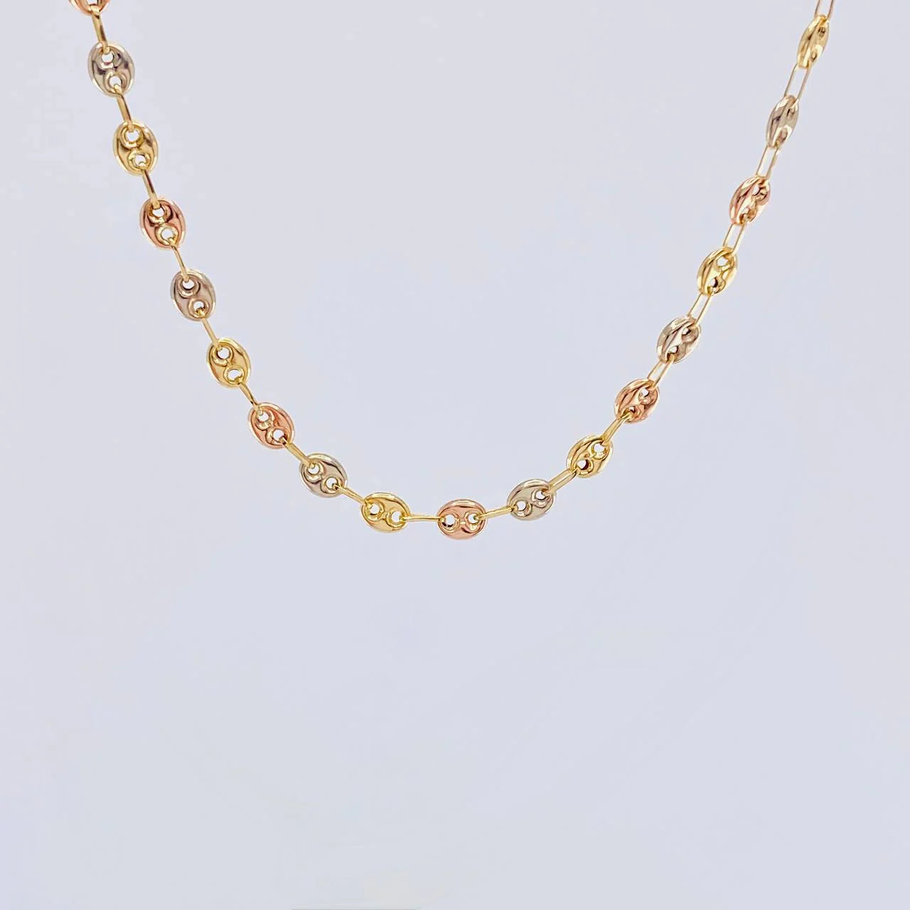 Cadena Gc 5.25 g / 19 3/4 in / 3.45 mm Tres Oros 18K