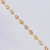 Cadena Gc 5.25 g / 19 3/4 in / 3.45 mm Tres Oros 18K
