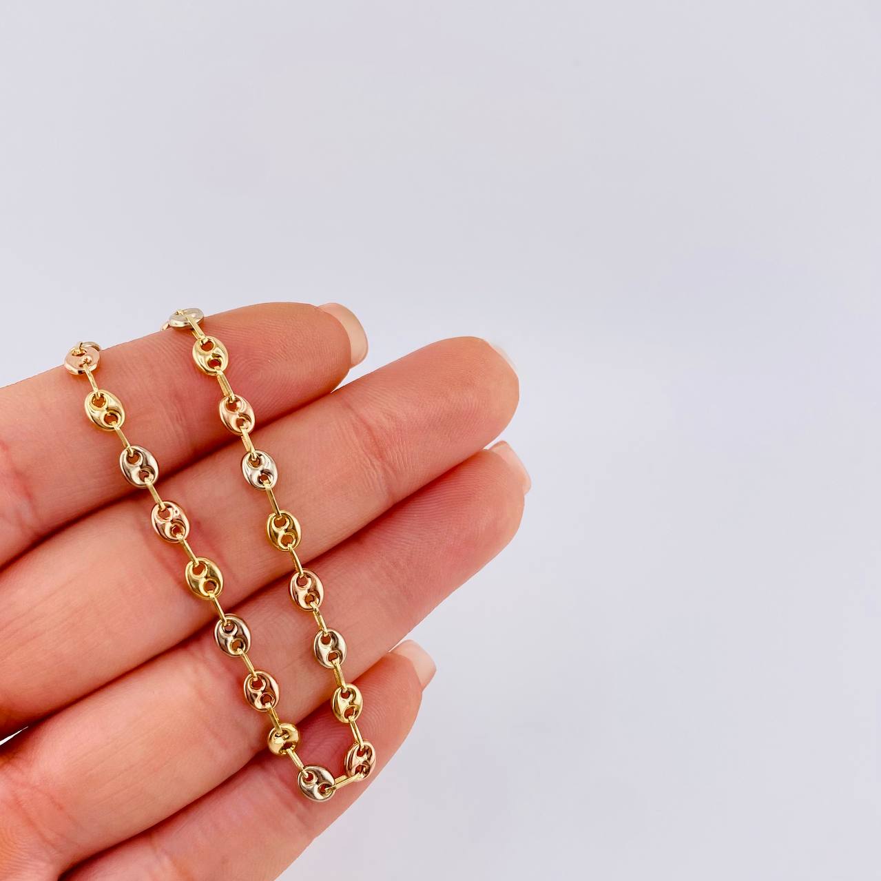 Chain Gc 5.2 g / 17 3/4 in / 4 mm Three Golds 18K