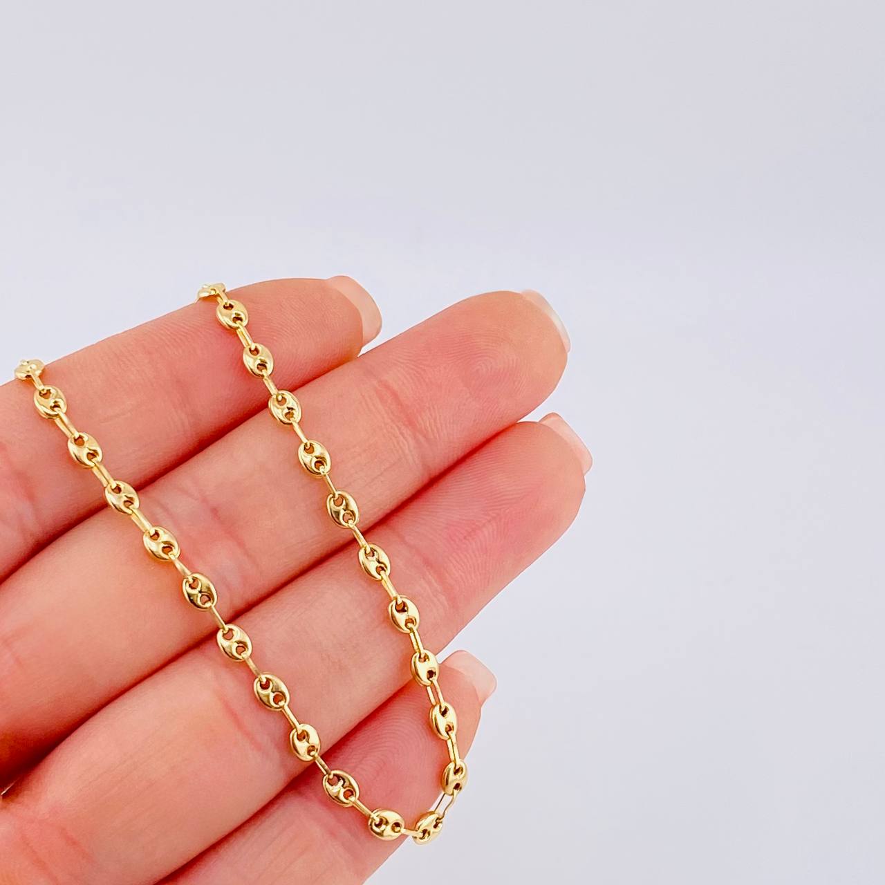 Cadena Gc 3.75 g / 15 3/4 in / 3.2 mm Oro Amarillo 18K