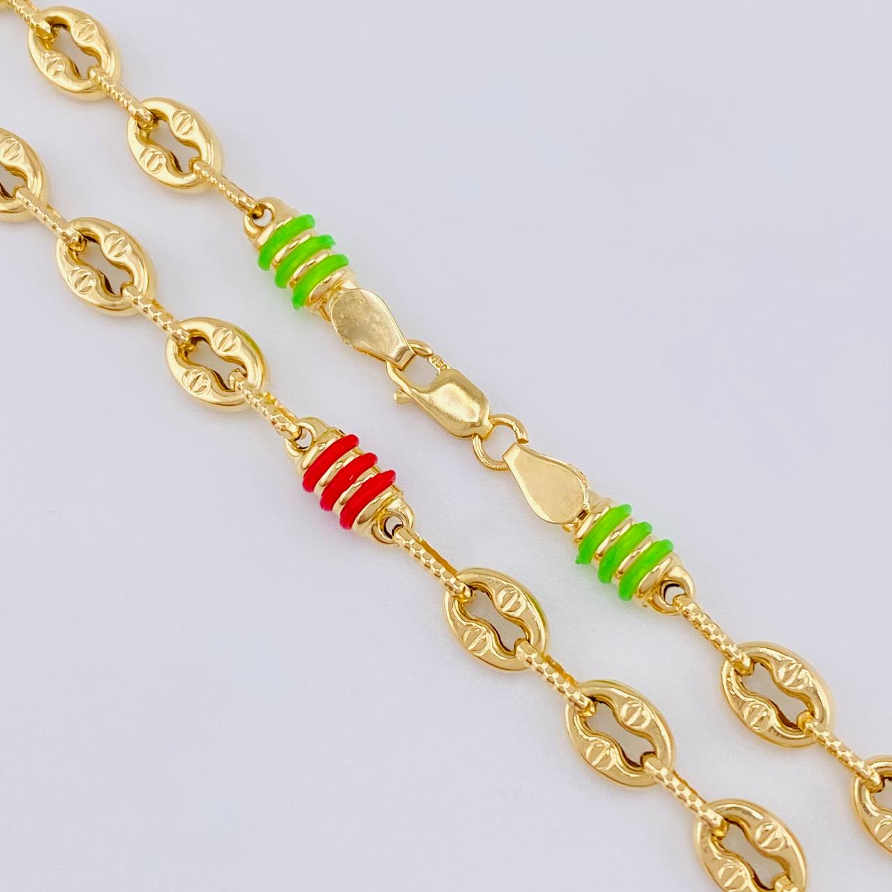 Cadena Rustica Gc 15.75 g / 25 1/2 in / 5,4 mm Oro Amarillo 18K
