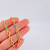 Cadena Rustica Gc 15.75 g / 25 1/2 in / 5,4 mm Oro Amarillo 18K
