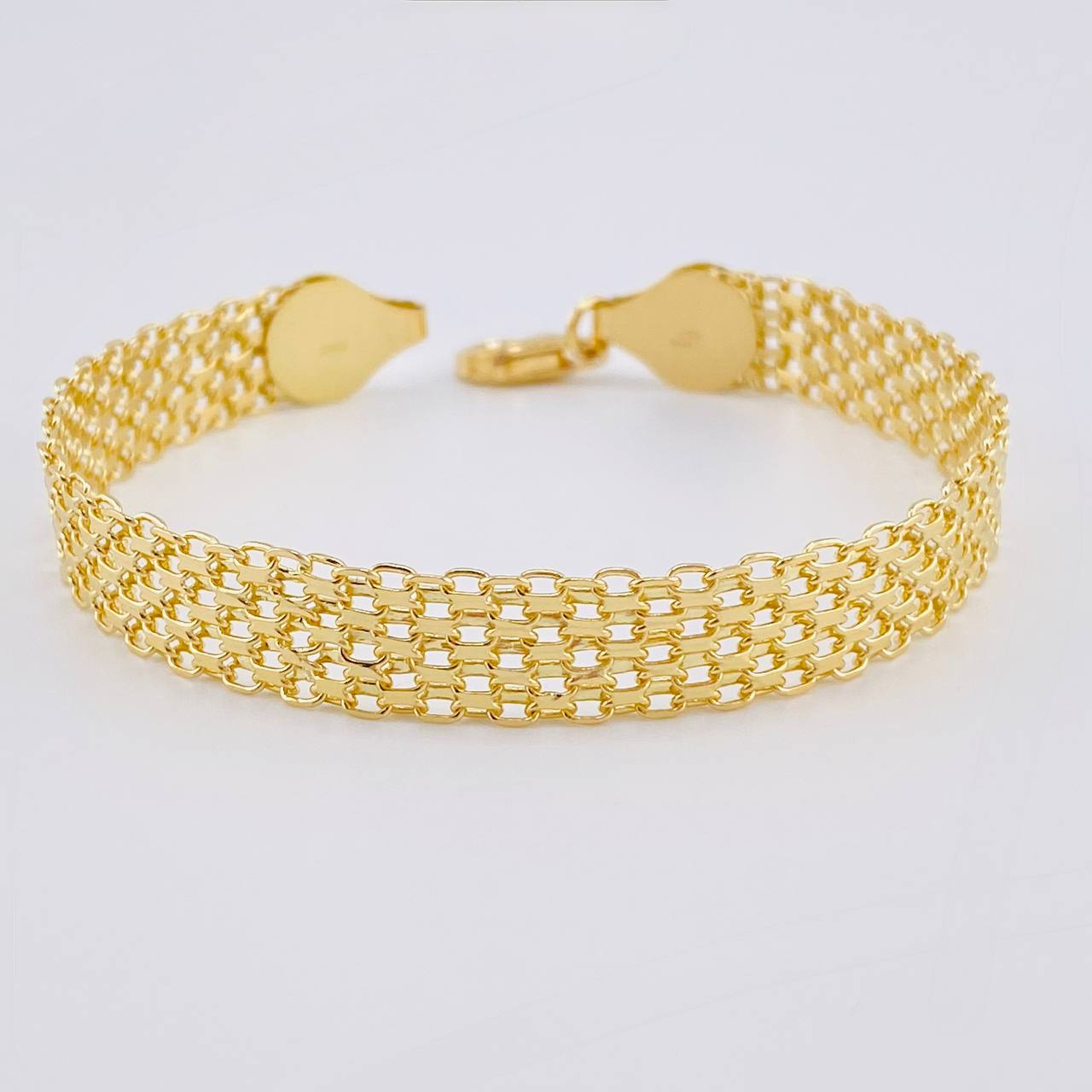 Pulso Chino 12.1 g / 7 3/4 in / 9.1 mm Oro Amarillo 18K