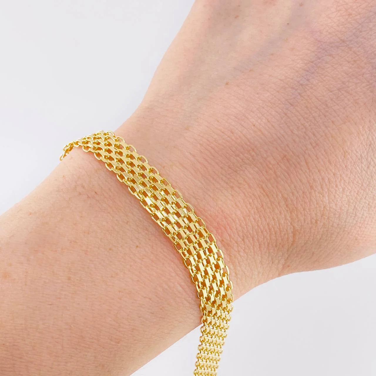 Bismark Bracelet 12.15 g / 7 3/4 in / 9 mm 18K Yellow Gold