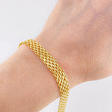 Bismark Bracelet 12.15 g / 7 3/4 in / 9 mm 18K Yellow Gold