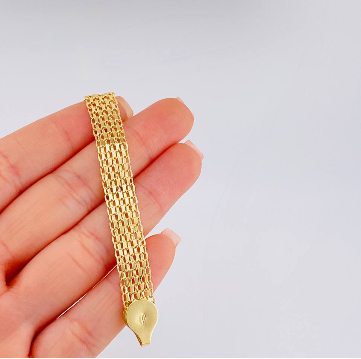 Pulso Chino 12.3 g / 7 1/2 in / 8.7 mm Oro Amarillo 18K