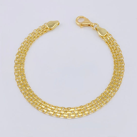 Pulso Chino 8 g / 7 1/2 in / 6,55 mm Oro Amarillo 18K