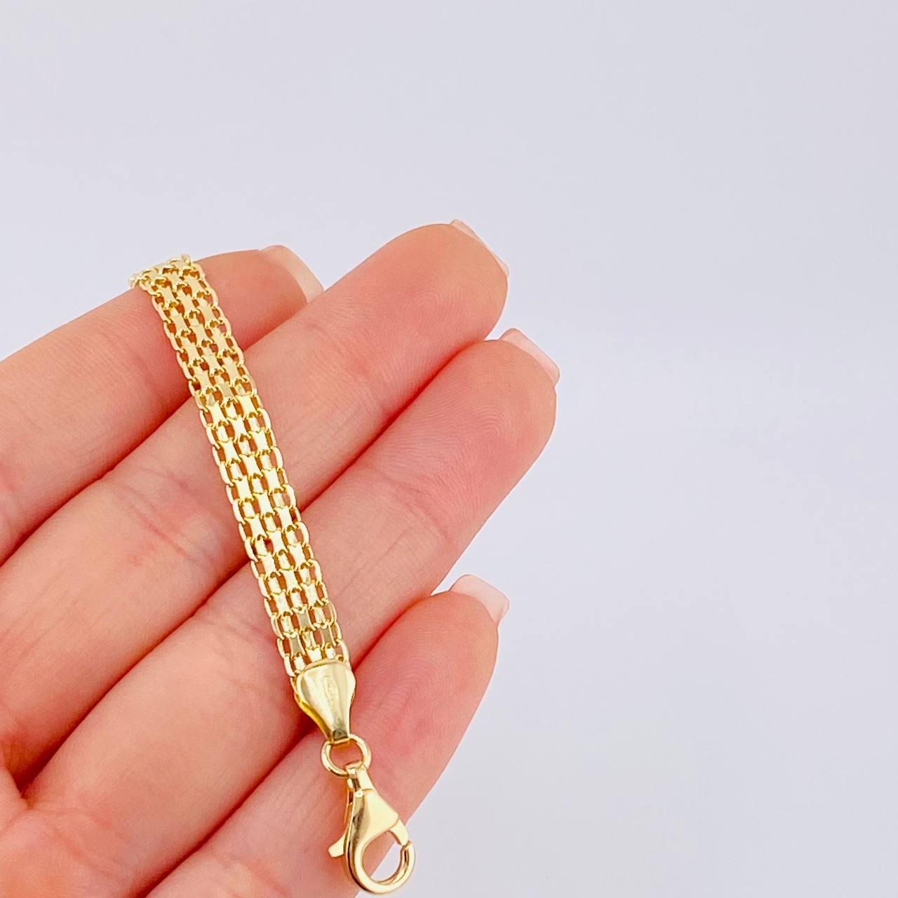 Pulso Chino 7.95 g / 7 1/2 in / 6,15 mm Oro Amarillo 18K