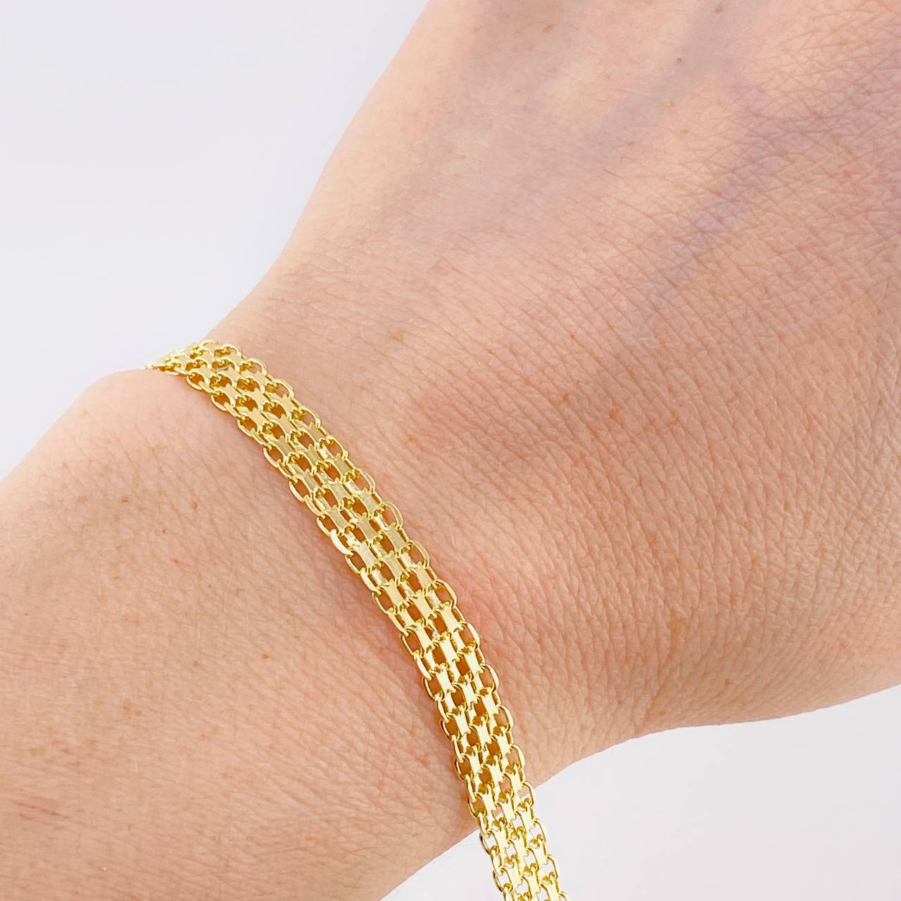 Pulso Chino 7.95 g / 7 1/2 in / 6,15 mm Oro Amarillo 18K