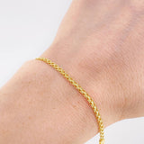 Bismark Bracelet 3.3 g / 7 1/2 in / 2.55 mm 18K Yellow Gold