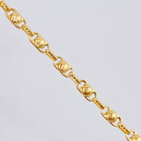 Cadena Rustica Burbuja 14.3 g / 23 1/2 in / 4,7 mm Oro Amarillo 18K