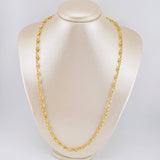 Cadena Rustica Burbuja 14.3 g / 23 1/2 in / 4,7 mm Oro Amarillo 18K