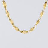 Cadena Rustica Barril 14.15 g / 23 1/2 in / 4,5 mm Oro Amarillo 18K