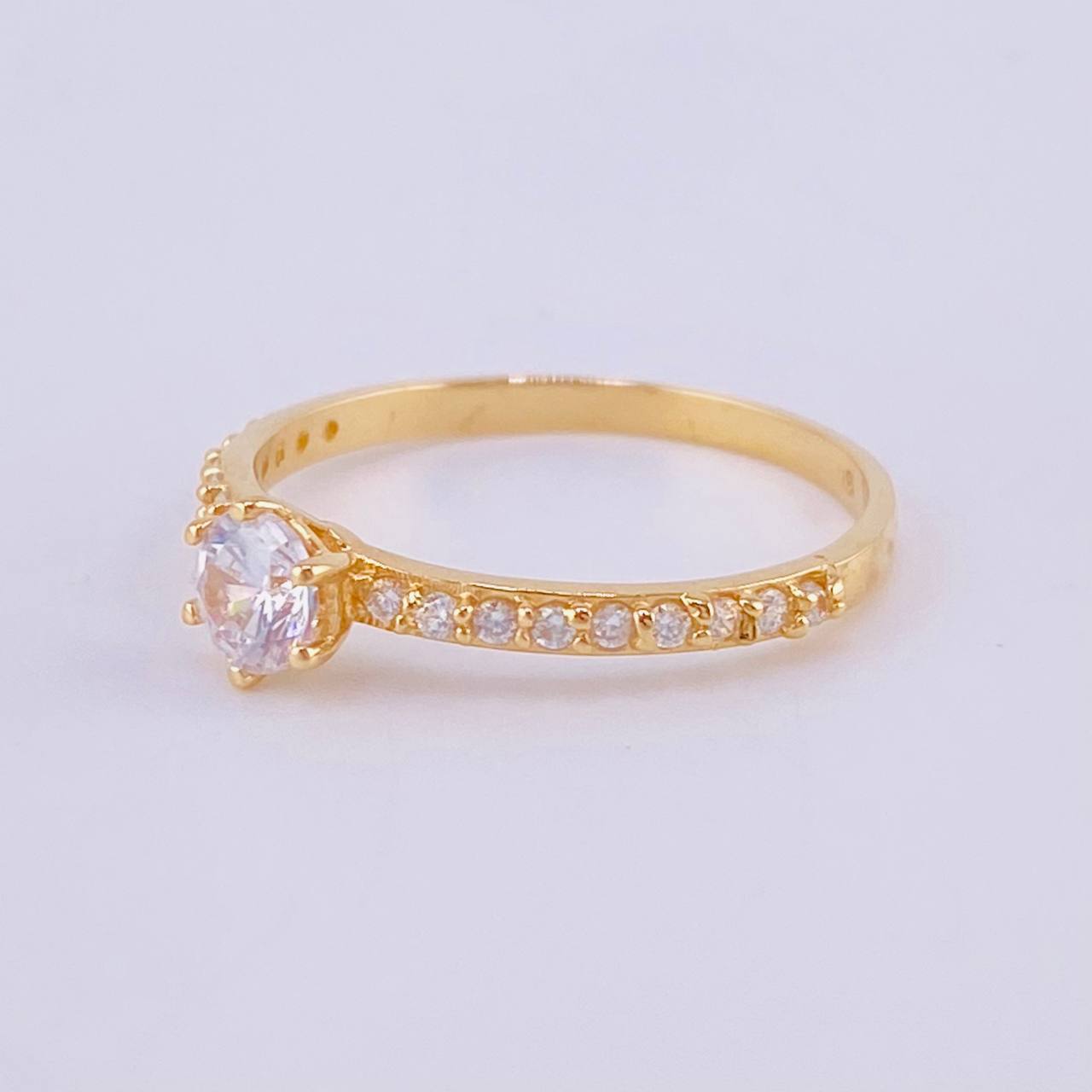 Tupido Solitaire Ring 2.05 g / T6 3/4 Yellow Gold 18K