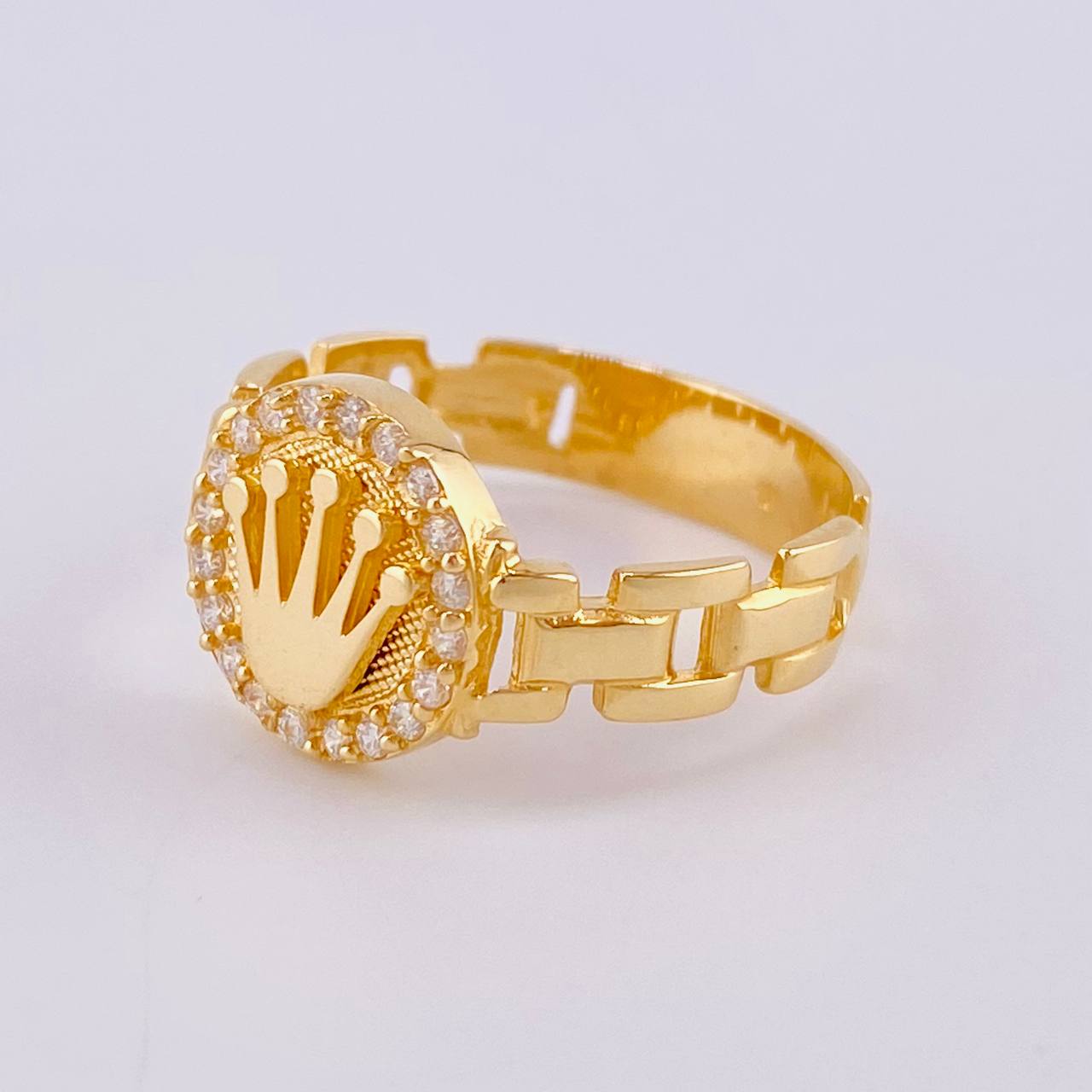 Anillo Correa Corona 4.1 g / T8 Oro Amarillo 18K