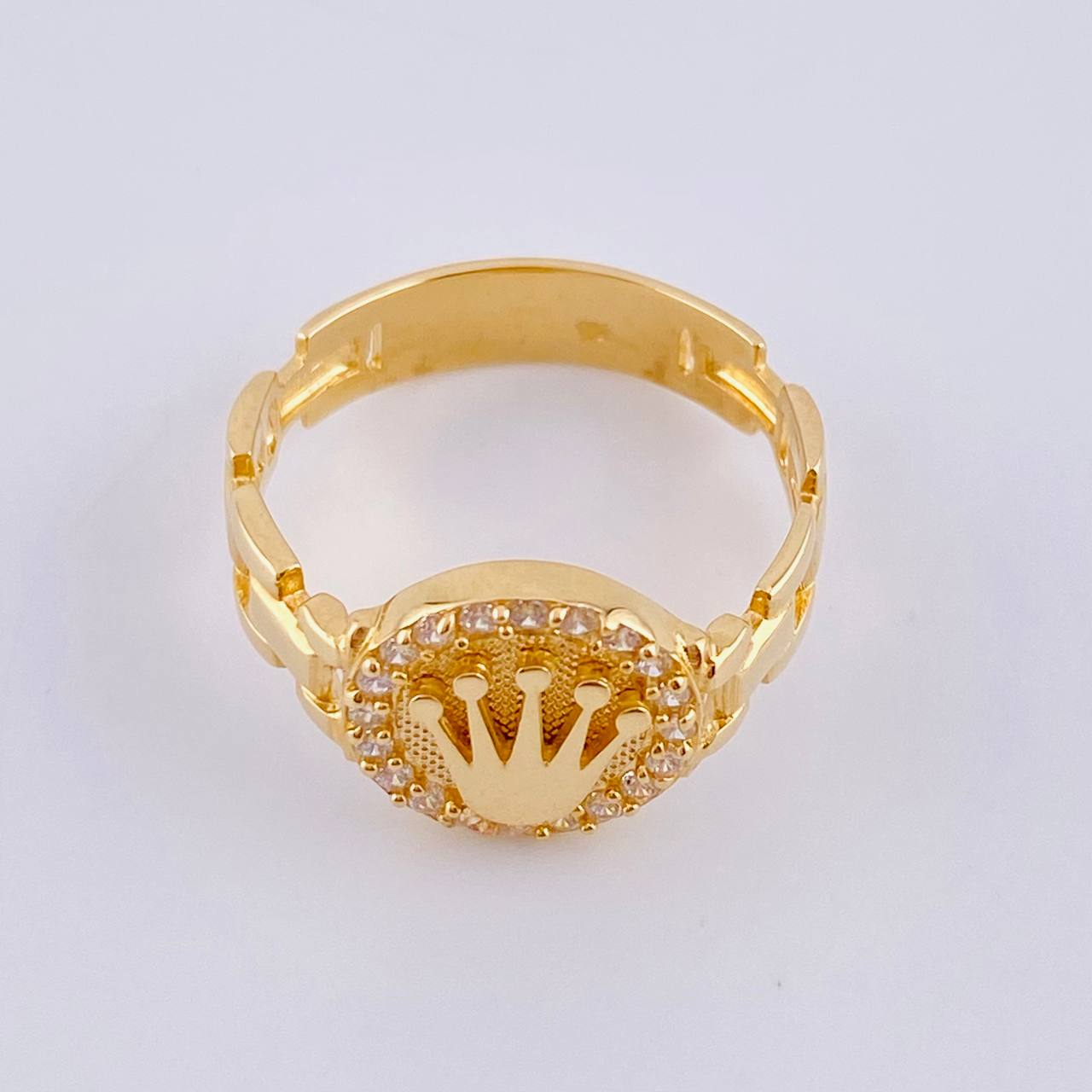 Anillo Correa Corona 4.1 g / T8 Oro Amarillo 18K