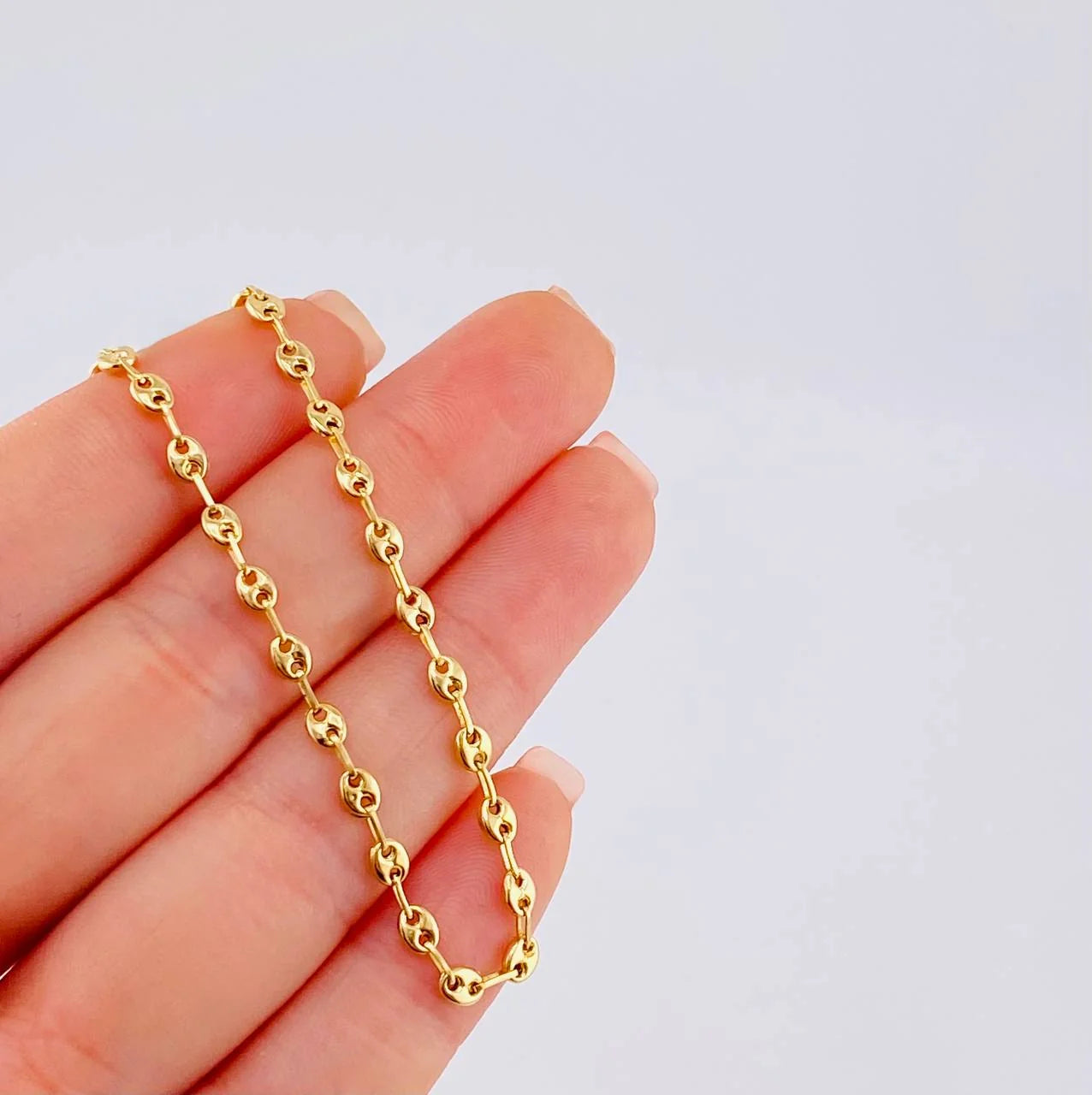 Anklet GC 2.95g / 9 3/4 in / 3.9mm Yellow Gold 18K