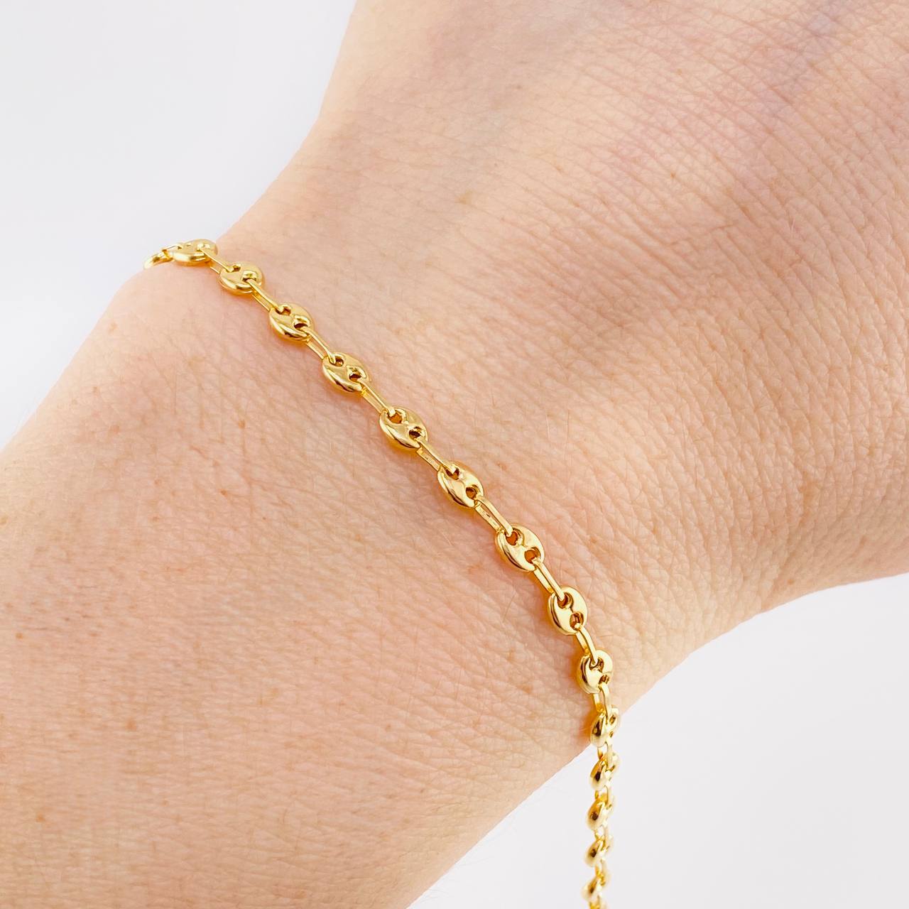 Bracelet GC 2.25g / 7 3/4 in / 3.2mm Yellow Gold 18K