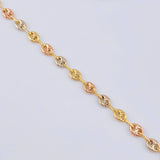 Bracelet GC 2.15g / 7 3/4 in / 3.25mm Three Golds 18K