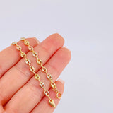Bracelet GC 2.2g / 7 3/4 in / 3.3mm Three Golds 18K
