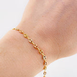 Bracelet GC 2.3g / 8 1/2 in / 3.25mm Three Golds 18K