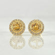 Stud Earrings Happy Face 0.8gr / 18K Gold