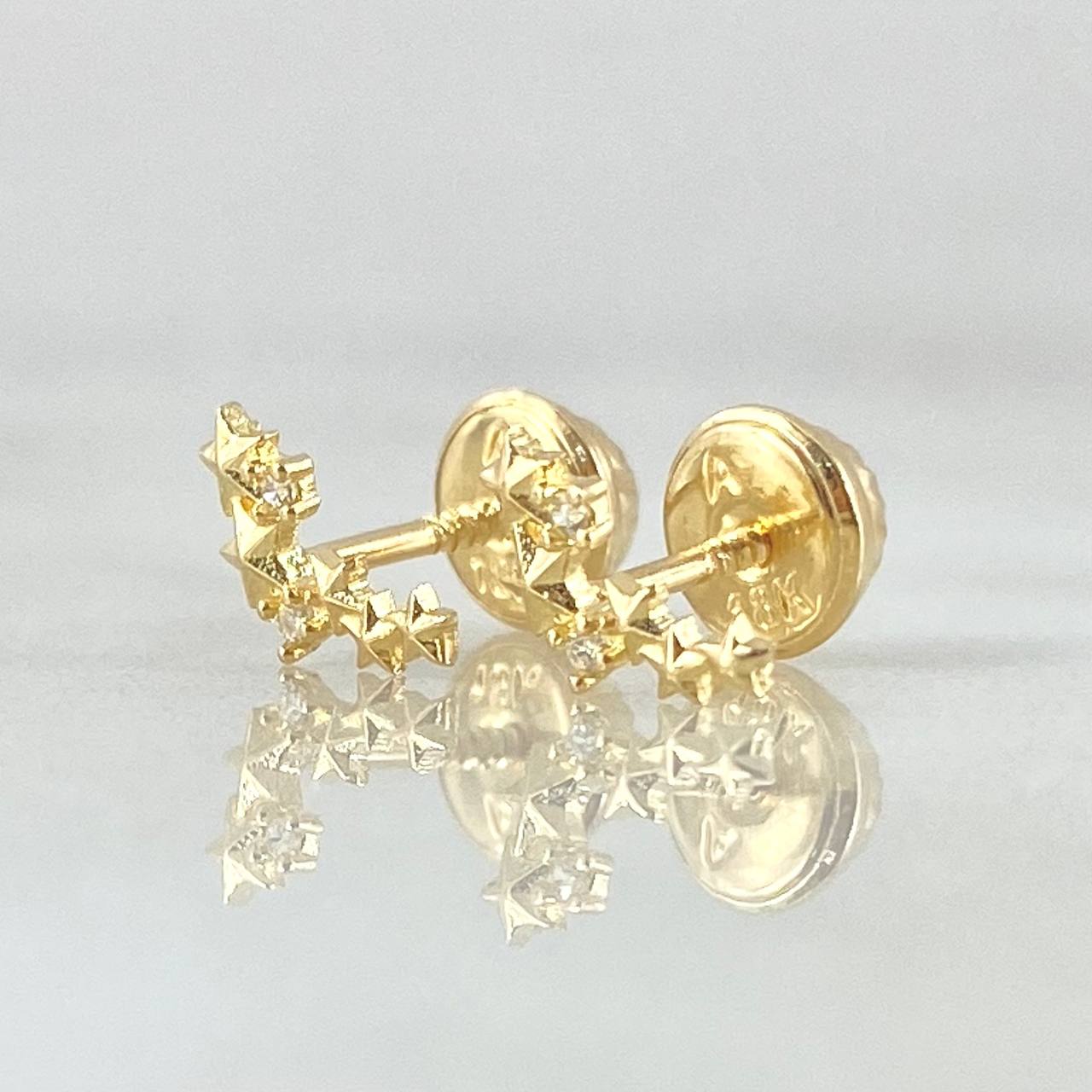 Topos Estrellas 0.7gr / 0.8cm / Oro 18K