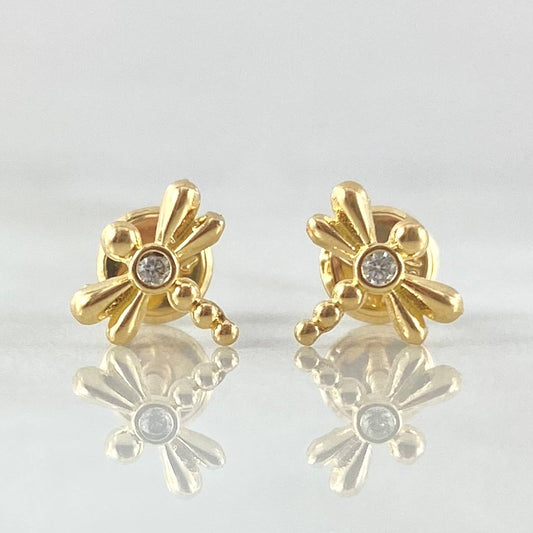 Dragonfly Stud Earrings 0.9gr / 18K Gold ©