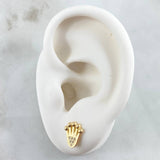Stud Earrings Crown 1.85gr / 18K Gold *