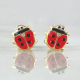 Ladybug Stud Earrings 0.65gr / 18K Gold ©
