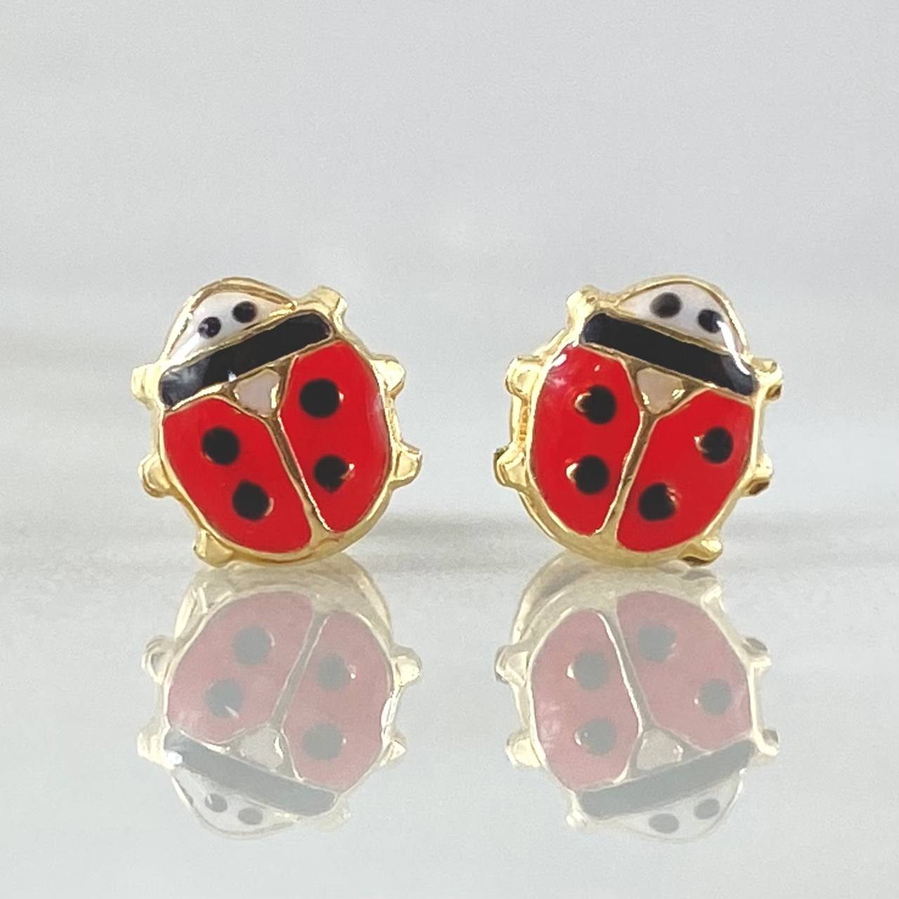 Topos Mariquita 0.65gr / 7mm Oro Amarillo 18K