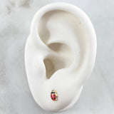 Ladybug Stud Earrings 0.55gr / 18K Gold
