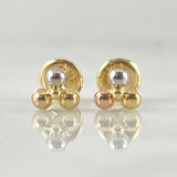 Topos Cuatro Bolas 0.5gr / Oro 18K