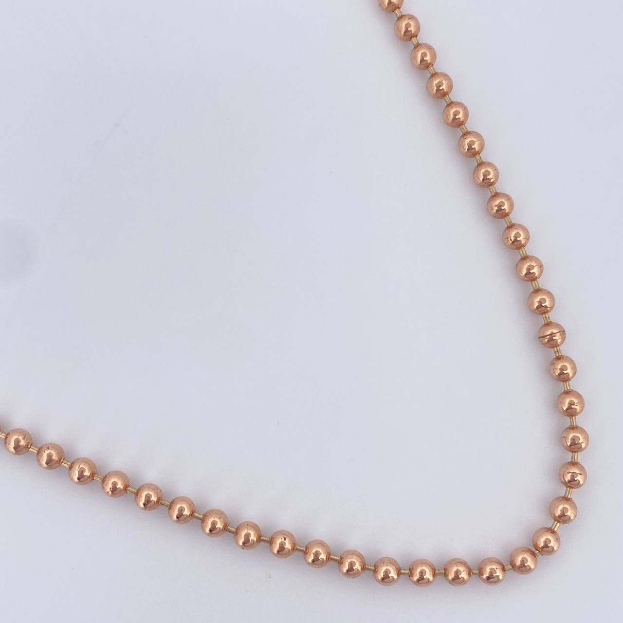 Cadena Militar 20gr / 60.5cm / +3Oro 18K $