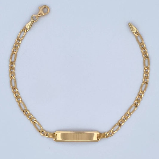 Pulso Figaro 3.7gr / 19cm / +0 Oro 18K &