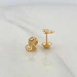 Topos Gato 0.95gr / 5.9mm Oro Amarillo 18K %
