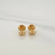 Stud Earrings GC 0.45g / 4.9mm Yellow Gold 18K %