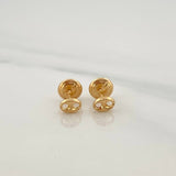 Stud Earrings GC 0.45g / 4.9mm Yellow Gold 18K %