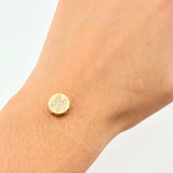 Dije Herraje Letra M 1.3gr / 1/2 in / Oro Amarillo 18K ©