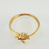 Anillo Avion 1.3gr / T5 1/2 / Oro Amarillo 18K