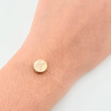 Dije Herraje Letra K 1.3gr / 1/2 in / Oro Amarillo 18K