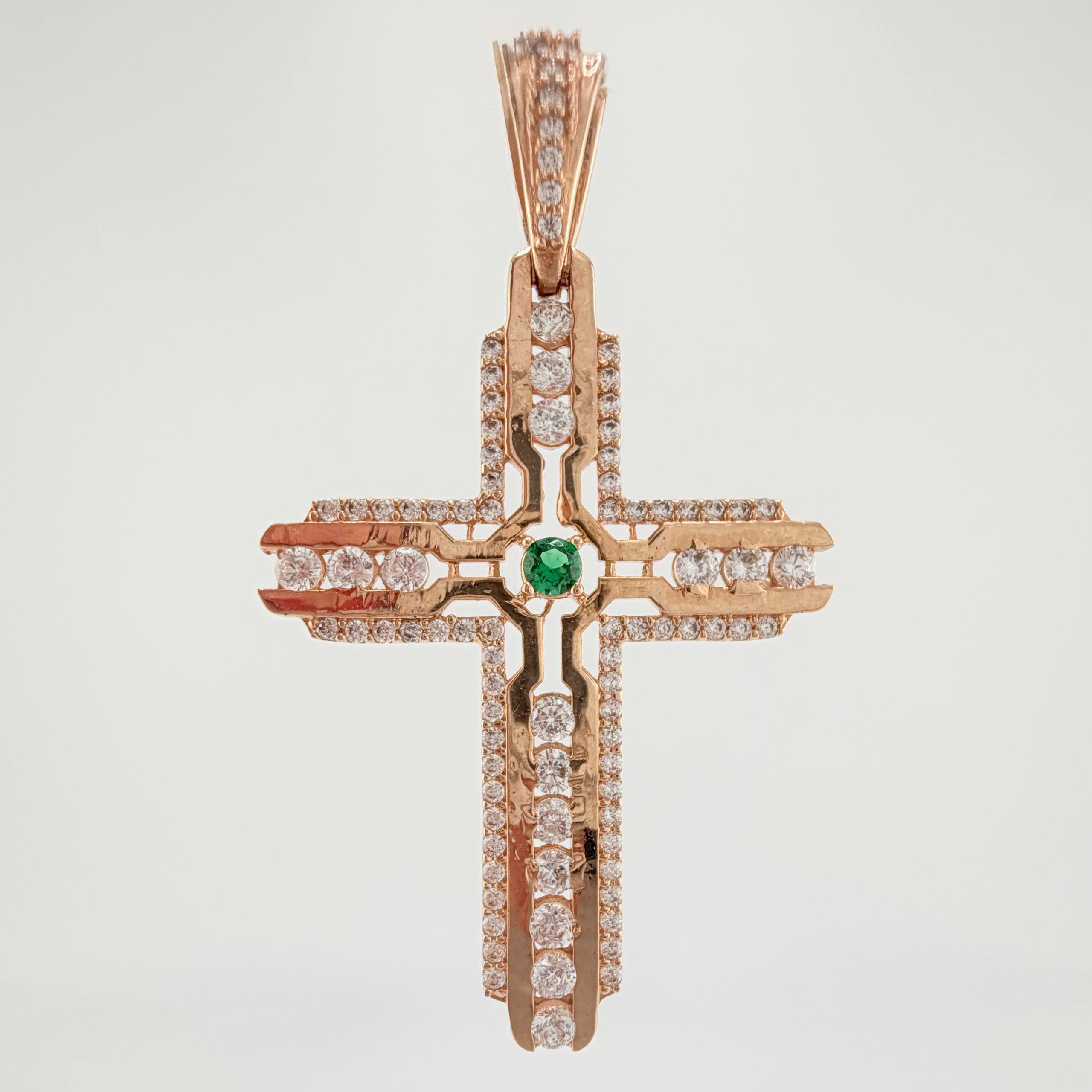 Dije Cruz 4.2gr / 1 3/4 in / Oro Rosa 18K ©