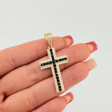 Dije Cruz 4.3gr / 1 3/4 in / Oro Amarillo 18K ©