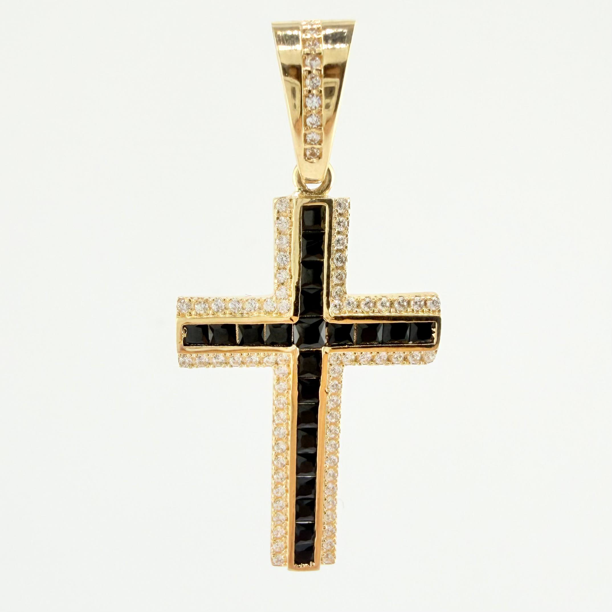 Dije Cruz 4.3gr / 1 3/4 in / Oro Amarillo 18K ©