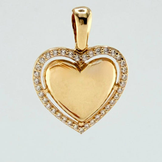 Dije Corazon 3.45gr / 1 in / Oro Amarillo 18K ©