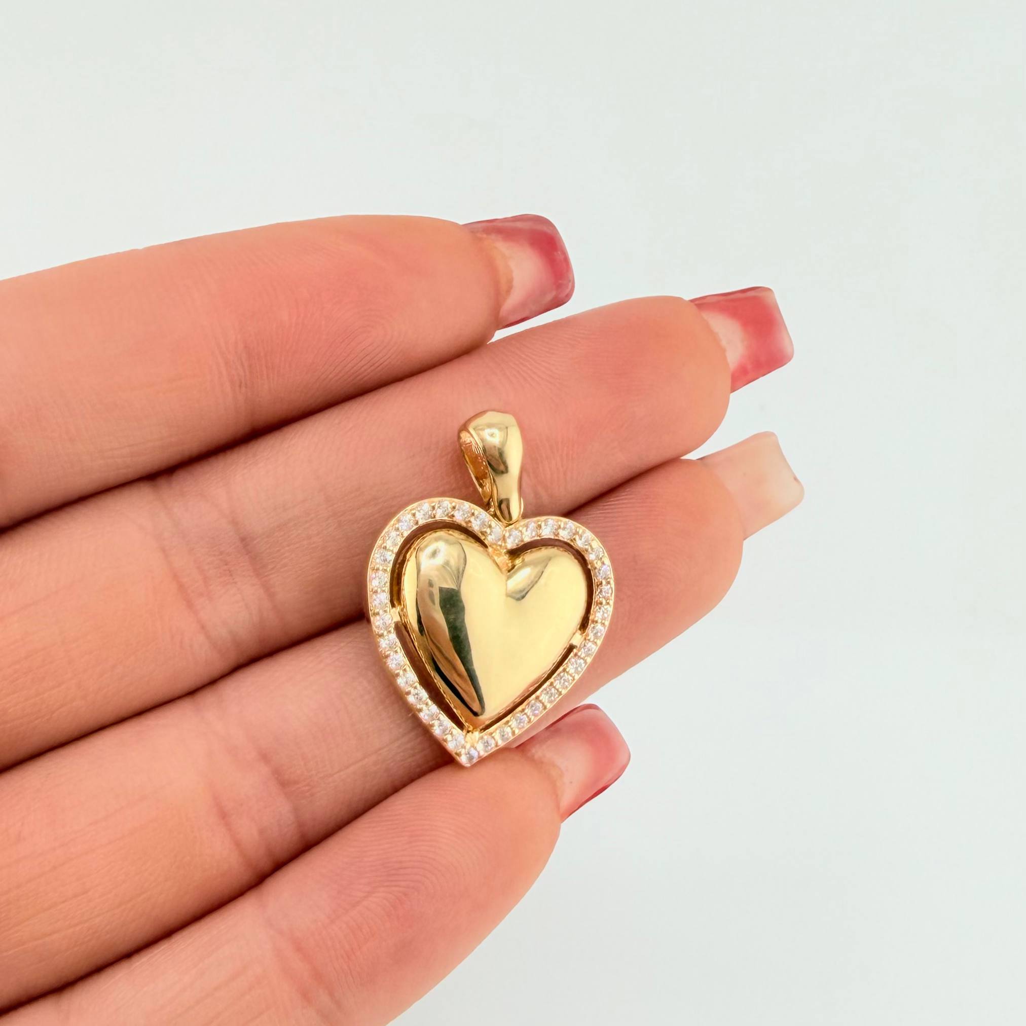 Dije Corazon 3.45gr / 1 in / Oro Amarillo 18K ©