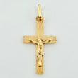 Dije Cruz Cristo 1.15gr / 1 in / Oro Amarillo 18K