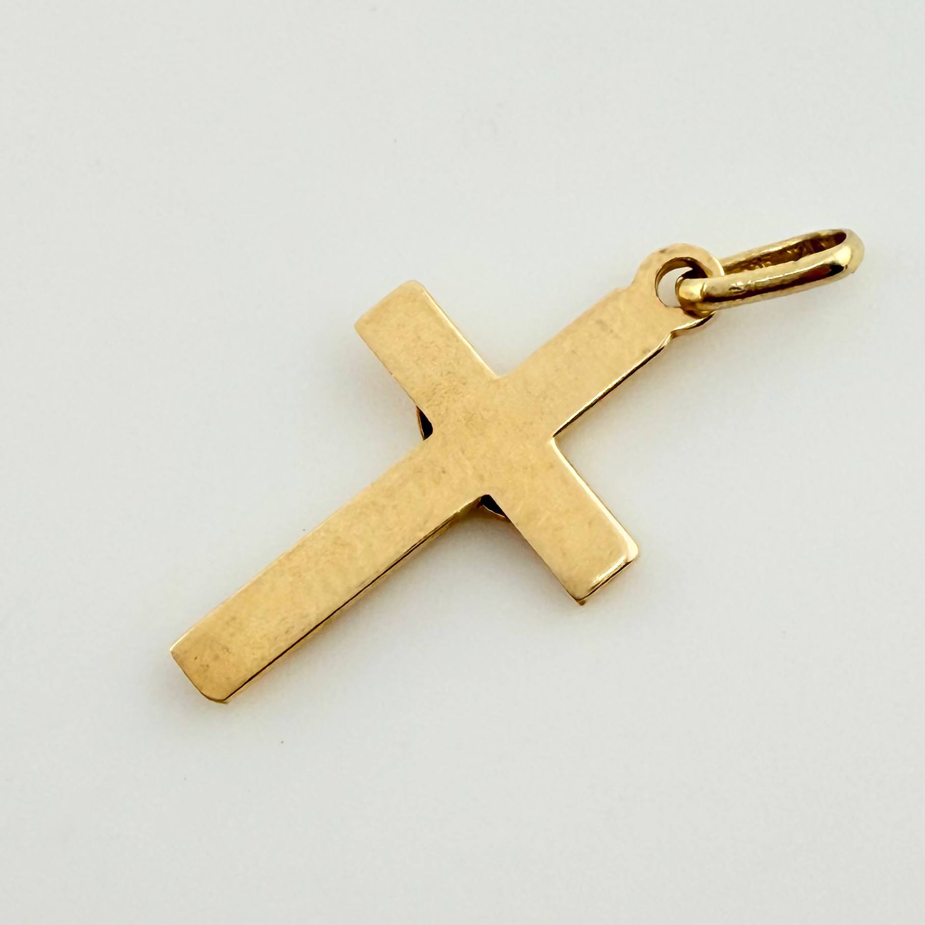 Dije Cruz Cristo 1.15gr / 1 in / Oro Amarillo 18K